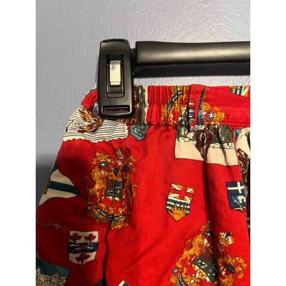 Vintage Woolrich Canadian Pacific Postcard Pattern Pleated Skirt VTG Size 8‎ - Picture 12 of 13